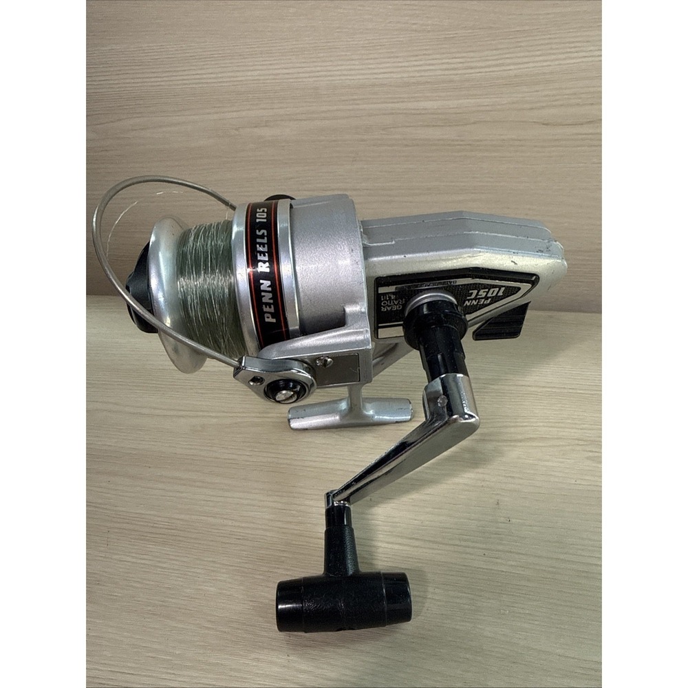 Vintage Penn 105C Spinning Fishing Reel Ball Bearing 4.1:1 Gear Ratio  Japan